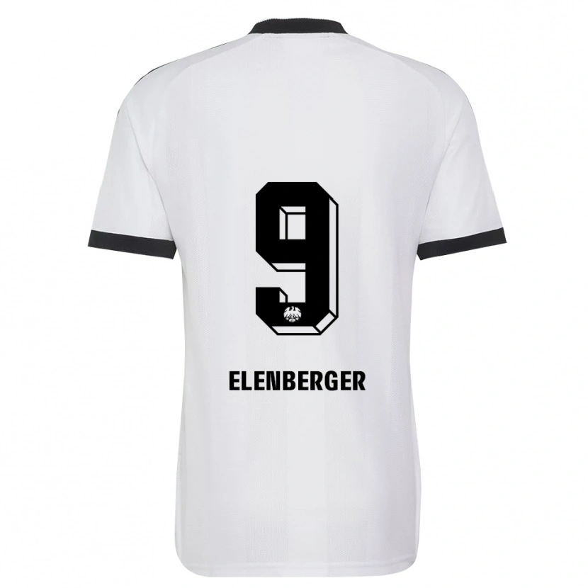Danxen Homme Maillot Samuel Elenberger #9 Noir Blanc Tenues Extérieur 2026/27 T-Shirt