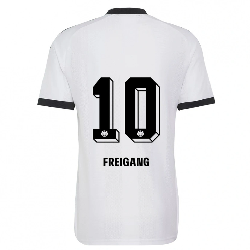 Danxen Homme Maillot Laura Freigang #10 Noir Blanc Tenues Extérieur 2026/27 T-Shirt