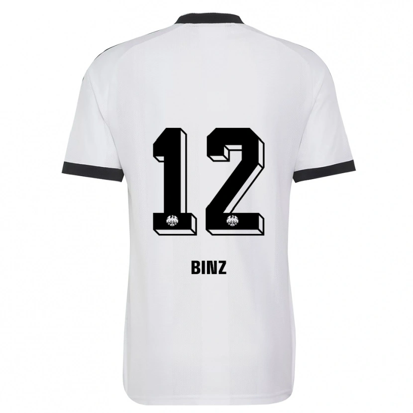 Danxen Homme Maillot Sam Binz #12 Noir Blanc Tenues Extérieur 2026/27 T-Shirt