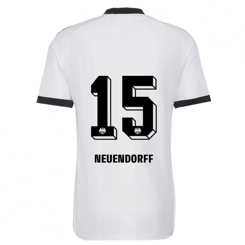 Danxen Homme Maillot Nilo Neuendorff #15 Noir Blanc Tenues Extérieur 2026/27 T-Shirt