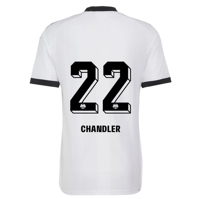 Danxen Homme Maillot Timothy Chandler #22 Noir Blanc Tenues Extérieur 2026/27 T-Shirt
