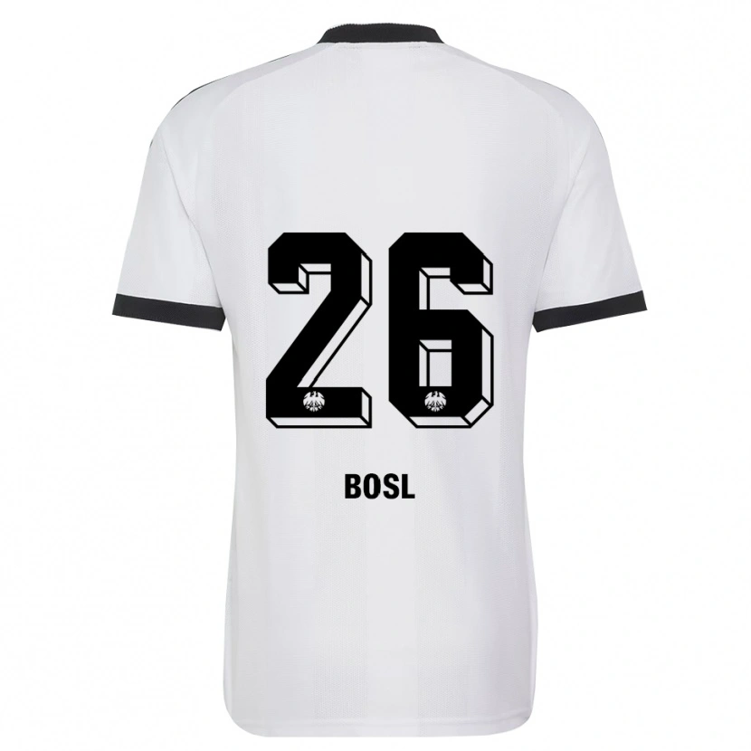 Danxen Homme Maillot Cara Bosl #26 Noir Blanc Tenues Extérieur 2026/27 T-Shirt
