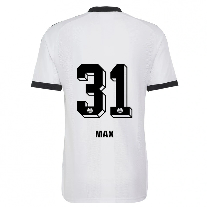 Danxen Homme Maillot Philipp Max #31 Noir Blanc Tenues Extérieur 2026/27 T-Shirt