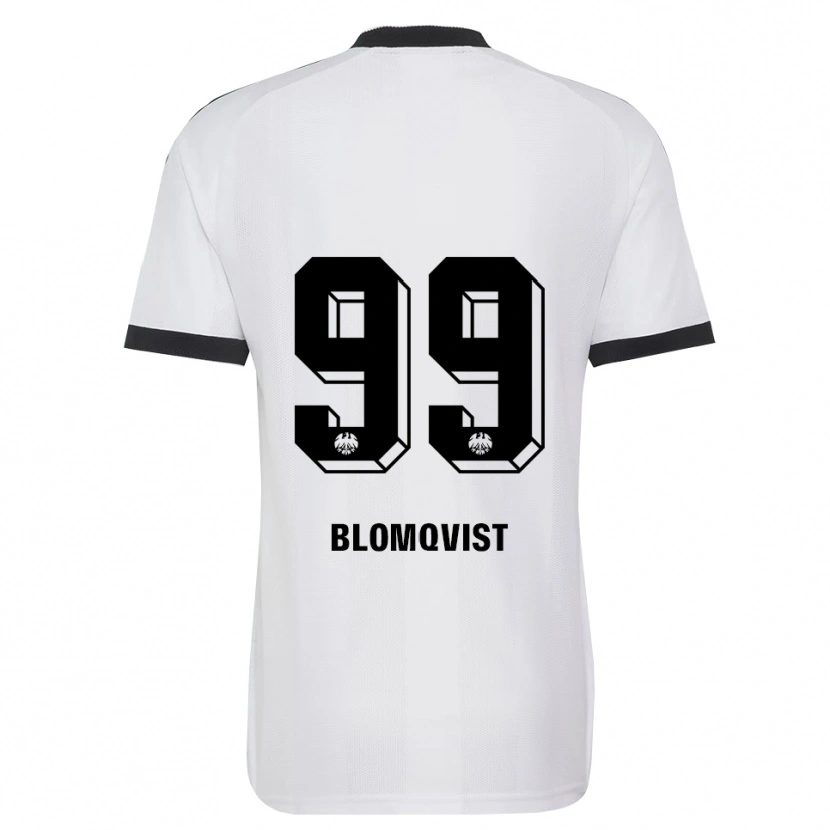 Danxen Homme Maillot Rebecka Blomqvist #99 Noir Blanc Tenues Extérieur 2026/27 T-Shirt