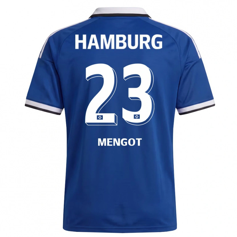 Danxen Homme Maillot Ayukayoh Mengot #23 Blanc Bleu Tenues Extérieur 2026/27 T-Shirt
