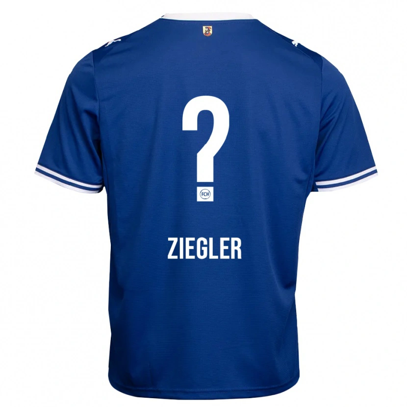 Danxen Homme Maillot Phillip Ziegler #0 Bleu Roi Blanc Tenues Extérieur 2026/27 T-Shirt