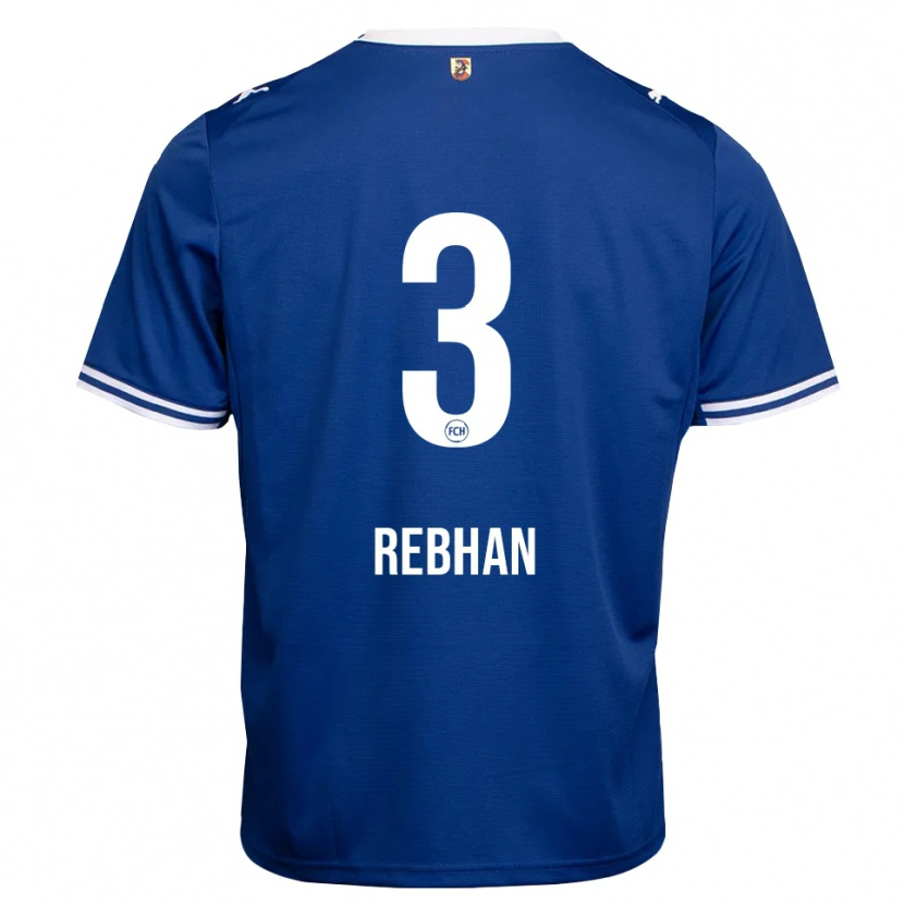 Danxen Homme Maillot Emma Rebhan #3 Bleu Roi Blanc Tenues Extérieur 2026/27 T-Shirt