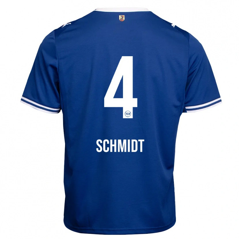 Danxen Homme Maillot Luke Schmidt #4 Bleu Roi Blanc Tenues Extérieur 2026/27 T-Shirt