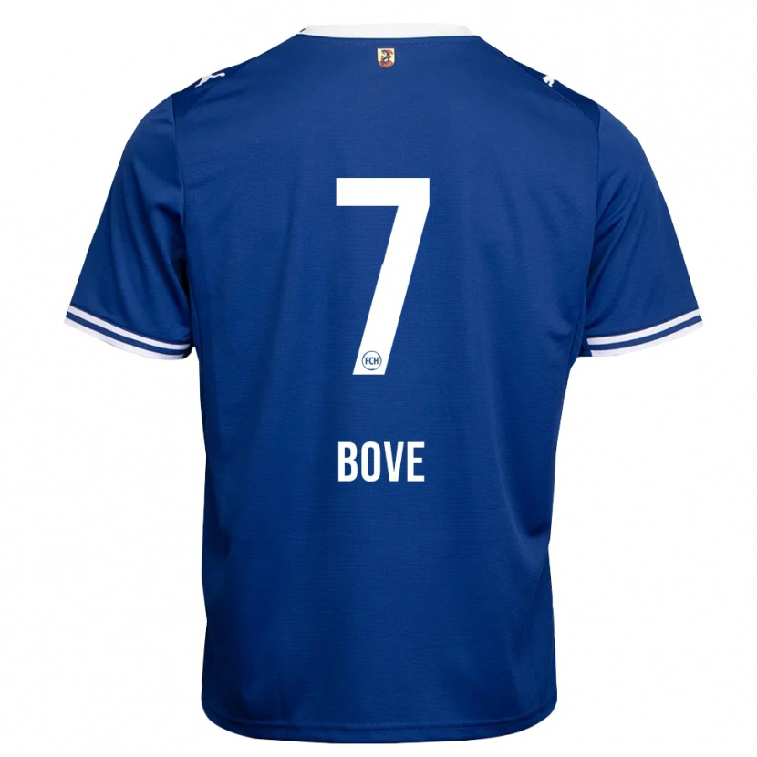 Danxen Homme Maillot Nevio Bove #7 Bleu Roi Blanc Tenues Extérieur 2026/27 T-Shirt