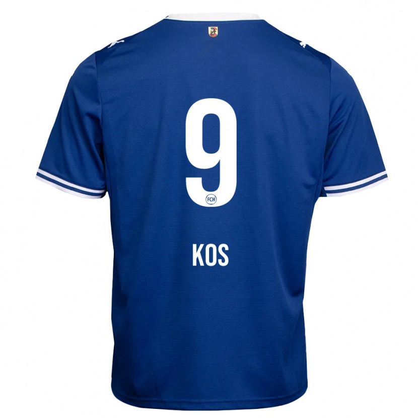 Danxen Homme Maillot Maximilian Kos #9 Bleu Roi Blanc Tenues Extérieur 2026/27 T-Shirt