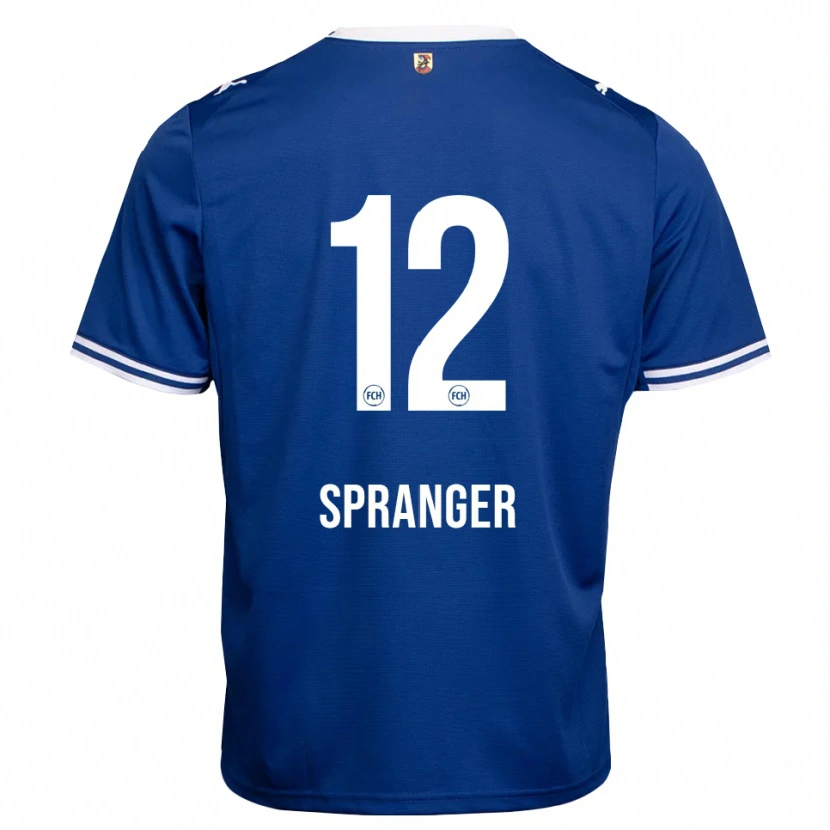 Danxen Homme Maillot Luke Spranger #12 Bleu Roi Blanc Tenues Extérieur 2026/27 T-Shirt