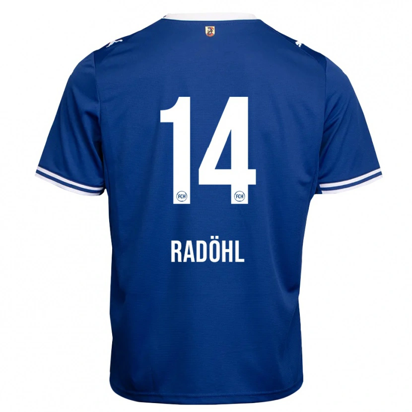 Danxen Homme Maillot Tim Radöhl #14 Bleu Roi Blanc Tenues Extérieur 2026/27 T-Shirt