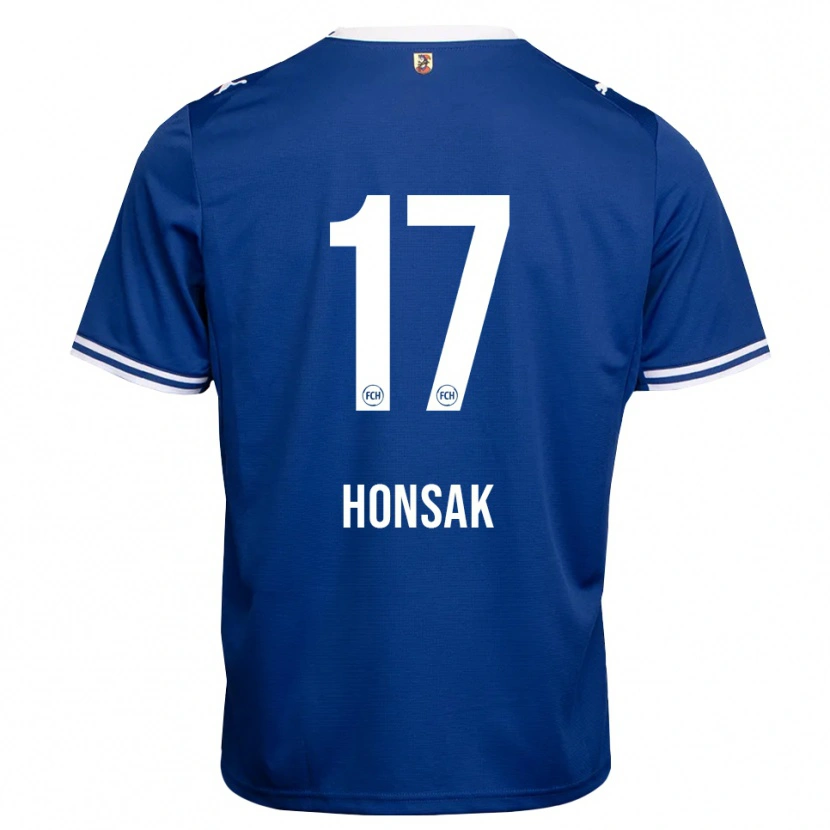 Danxen Homme Maillot Mathias Honsak #17 Bleu Roi Blanc Tenues Extérieur 2026/27 T-Shirt