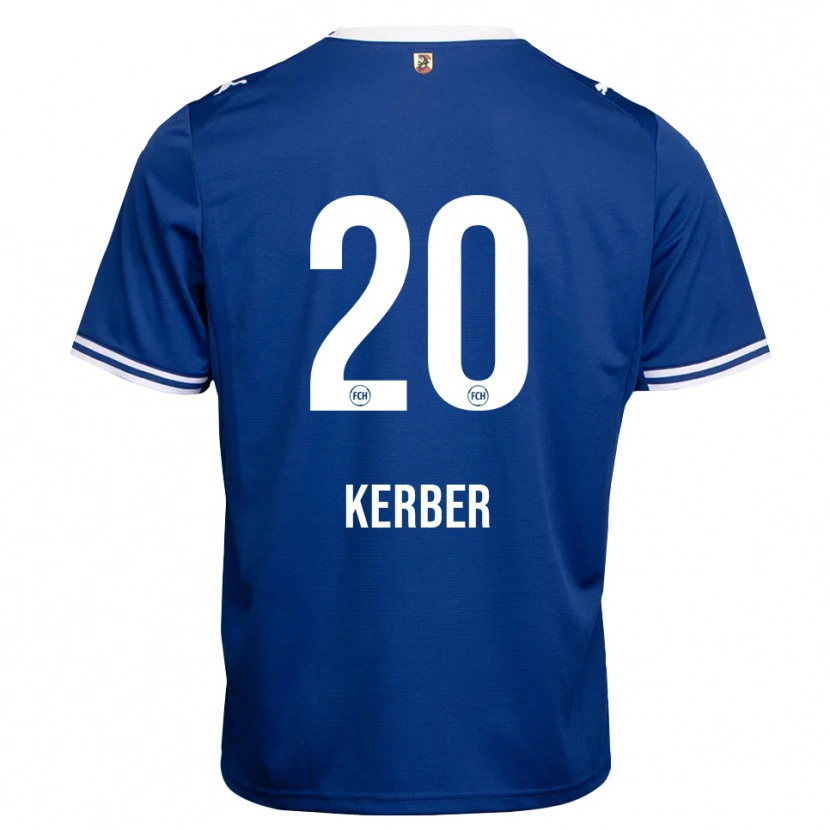 Danxen Homme Maillot Luca Kerber #20 Bleu Roi Blanc Tenues Extérieur 2026/27 T-Shirt