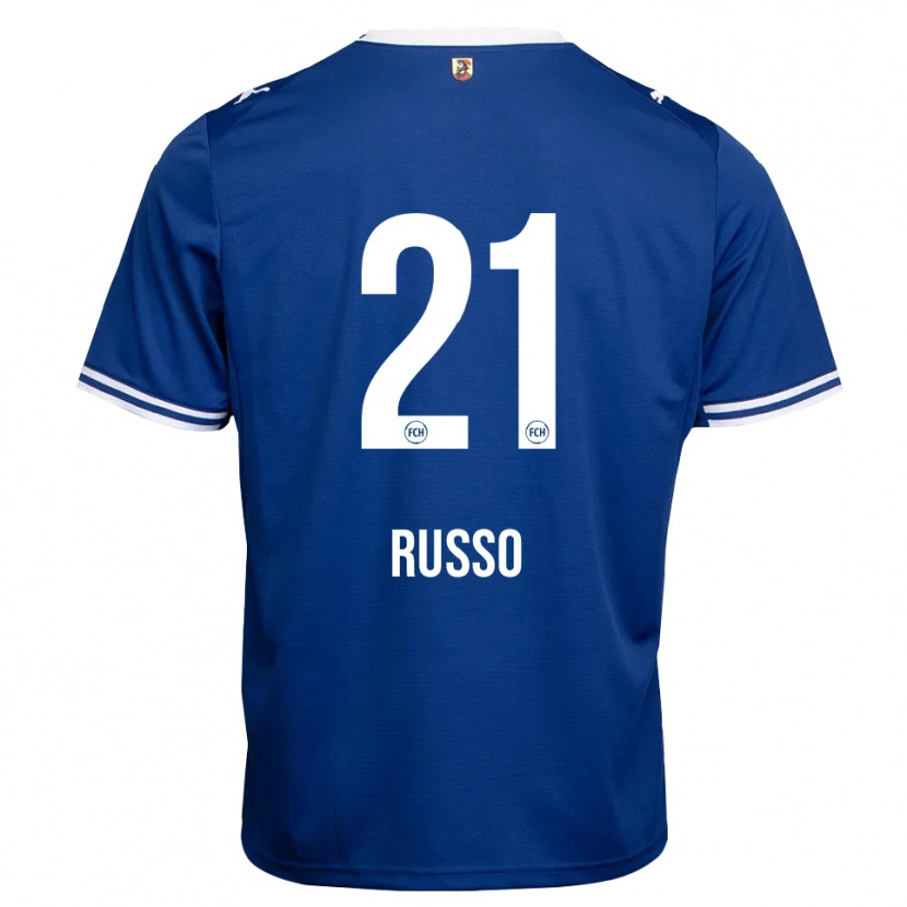 Danxen Homme Maillot Gianluca Russo #21 Bleu Roi Blanc Tenues Extérieur 2026/27 T-Shirt