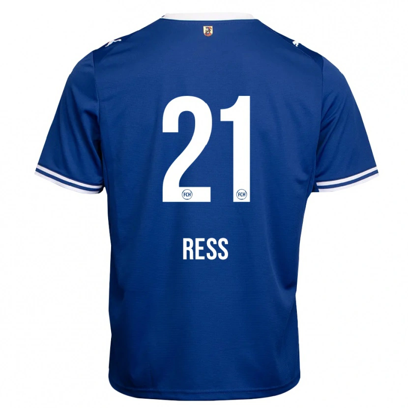 Danxen Homme Maillot Leonie Reß #21 Bleu Roi Blanc Tenues Extérieur 2026/27 T-Shirt