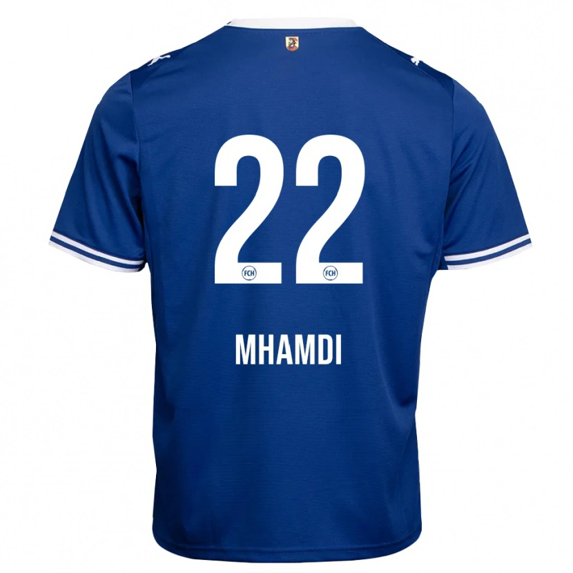 Danxen Homme Maillot Oualid Mhamdi #22 Bleu Roi Blanc Tenues Extérieur 2026/27 T-Shirt