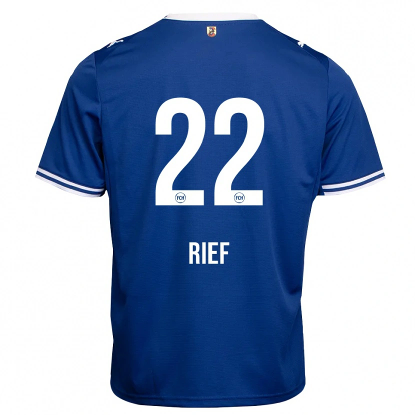 Danxen Homme Maillot Eugen Rief #22 Bleu Roi Blanc Tenues Extérieur 2026/27 T-Shirt