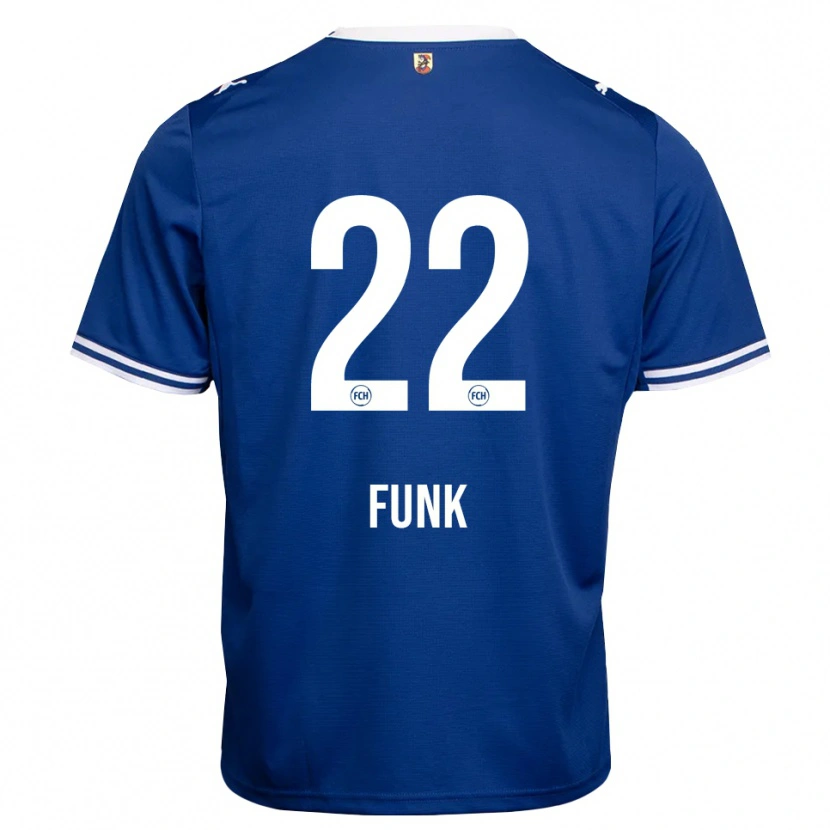 Danxen Homme Maillot Sebastian Funk #22 Bleu Roi Blanc Tenues Extérieur 2026/27 T-Shirt