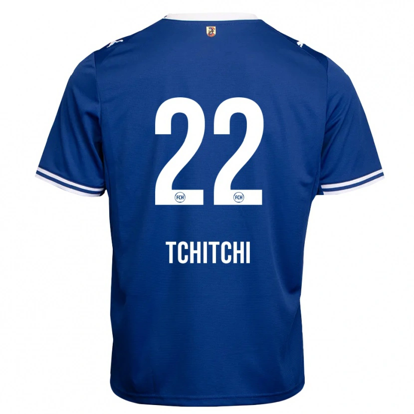 Danxen Homme Maillot Dahrel Tchitchi #22 Bleu Roi Blanc Tenues Extérieur 2026/27 T-Shirt