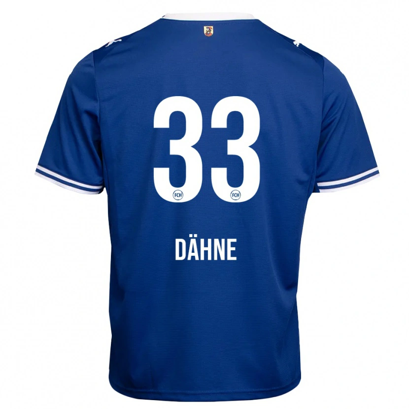 Danxen Homme Maillot Thomas Dähne #33 Bleu Roi Blanc Tenues Extérieur 2026/27 T-Shirt