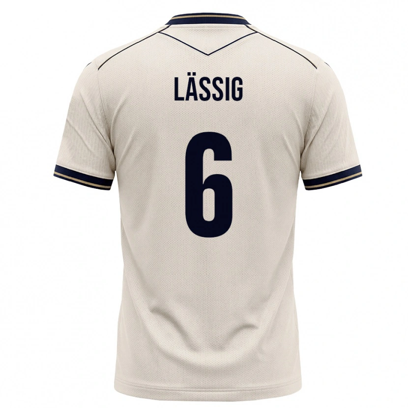 Danxen Homme Maillot Valentin Lässig #6 Blanc Cassé Bleu Encre Tenues Extérieur 2026/27 T-Shirt