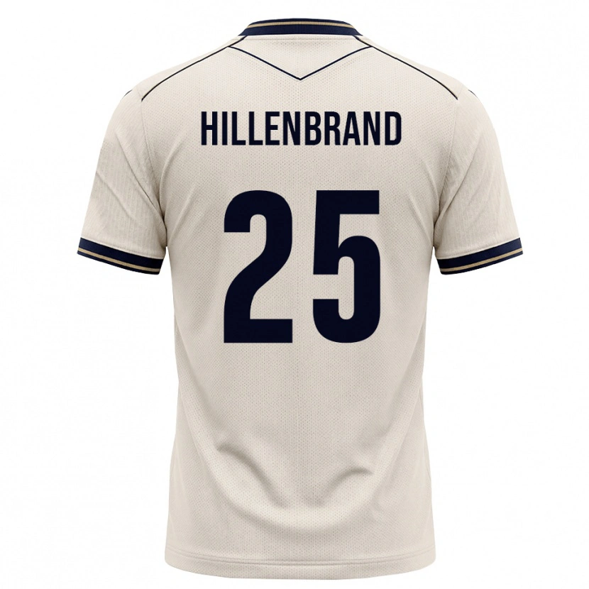 Danxen Homme Maillot Jack Hillenbrand #25 Blanc Cassé Bleu Encre Tenues Extérieur 2026/27 T-Shirt