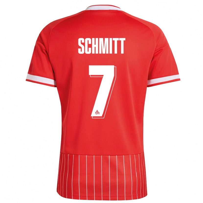 Danxen Homme Maillot Oliver Schmitt #7 Rouge Blanc Vert Tenues Extérieur 2026/27 T-Shirt
