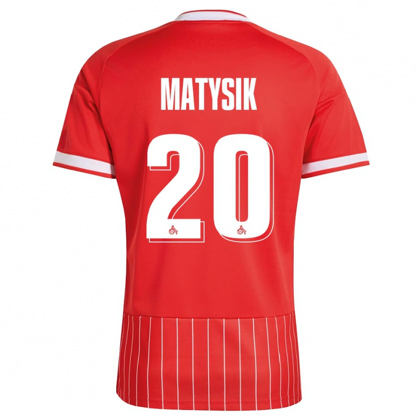 Danxen Homme Maillot Sylwia Matysik #20 Rouge Blanc Vert Tenues Extérieur 2026/27 T-Shirt
