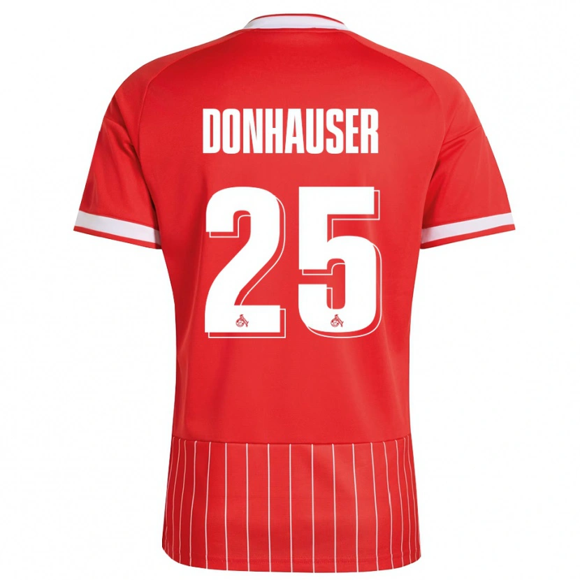 Danxen Homme Maillot Laura Donhauser #25 Rouge Blanc Vert Tenues Extérieur 2026/27 T-Shirt