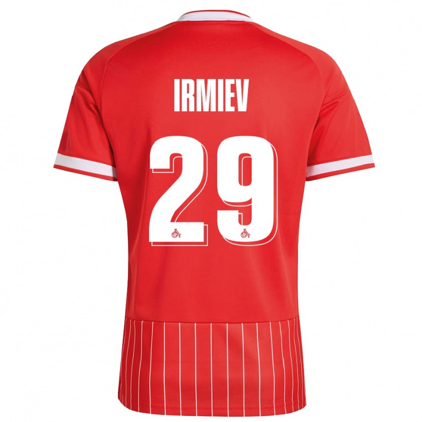 Danxen Homme Maillot Kristiyan Irmiev #29 Rouge Blanc Vert Tenues Extérieur 2026/27 T-Shirt