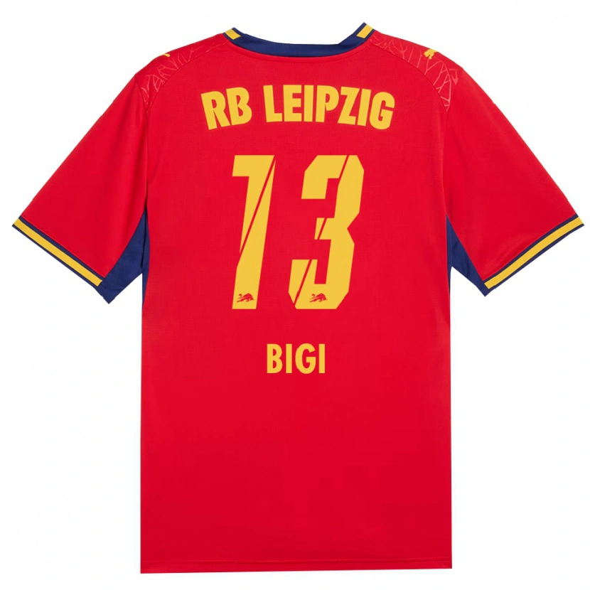 Danxen Homme Maillot Samim Bigi #13 Rouge Jaune Bleu Roi Tenues Extérieur 2026/27 T-Shirt