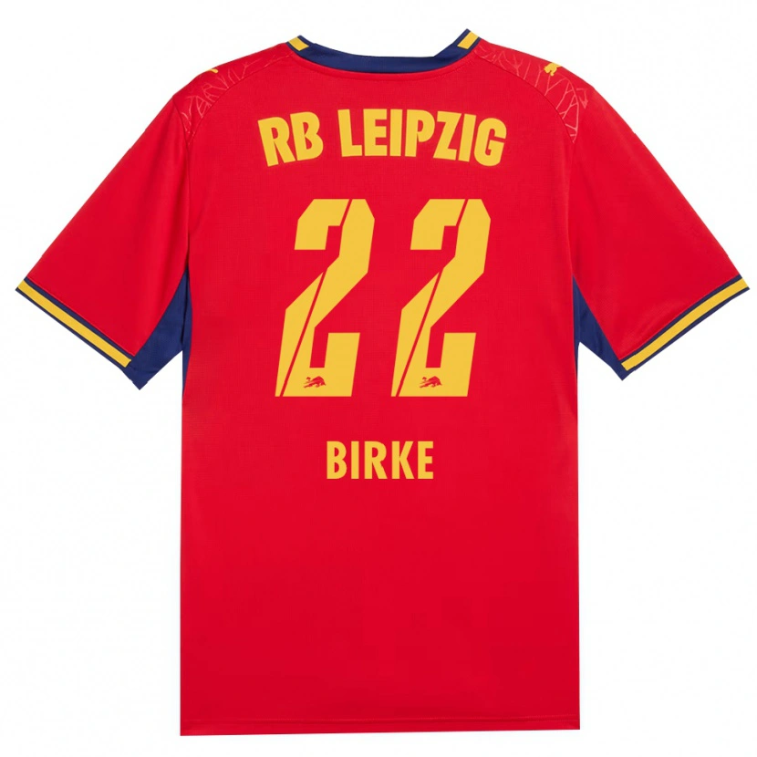 Danxen Homme Maillot Lennox Birke #22 Rouge Jaune Bleu Roi Tenues Extérieur 2026/27 T-Shirt