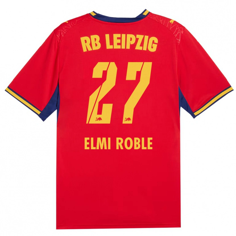 Danxen Homme Maillot Alinur Elmi Roble #27 Rouge Jaune Bleu Roi Tenues Extérieur 2026/27 T-Shirt