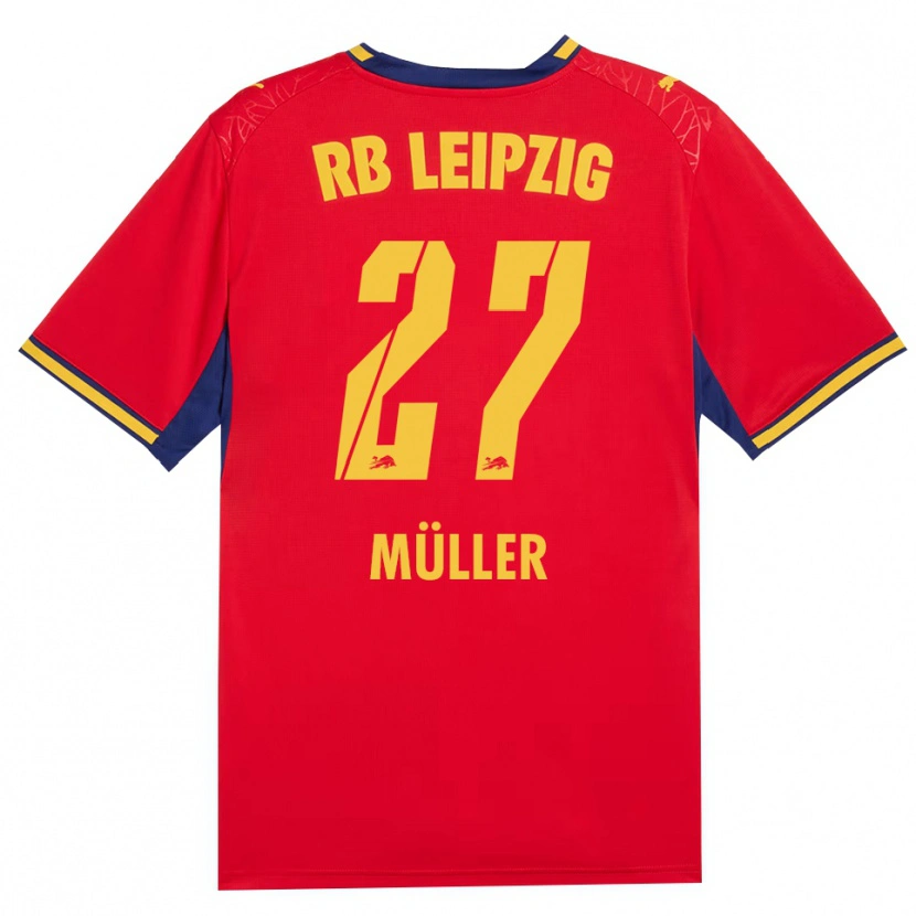 Danxen Homme Maillot Marlene Müller #27 Rouge Jaune Bleu Roi Tenues Extérieur 2026/27 T-Shirt
