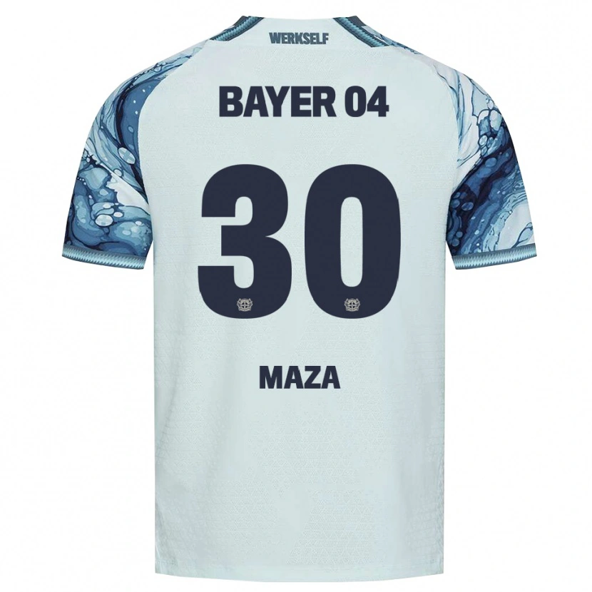 Danxen Homme Maillot Ibrahim Maza #30 Vert Foncé Noir Tenues Extérieur 2026/27 T-Shirt