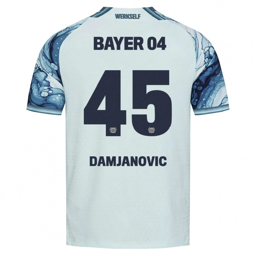 Danxen Homme Maillot Aleksa Damjanovic #45 Vert Foncé Noir Tenues Extérieur 2026/27 T-Shirt