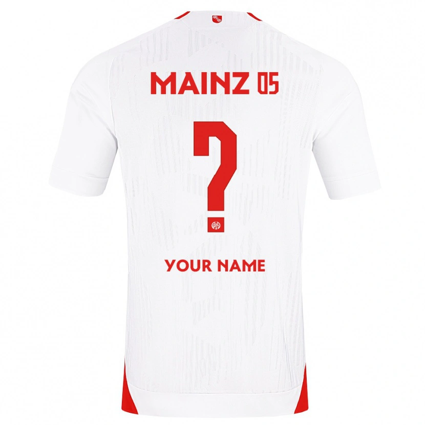 Danxen Homme Maillot Votre Nom #0 Blanc Rouge Jaune Tenues Extérieur 2026/27 T-Shirt