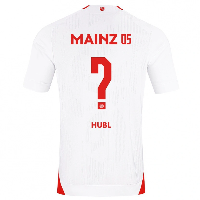 Danxen Homme Maillot Jannis Hubl #0 Blanc Rouge Jaune Tenues Extérieur 2026/27 T-Shirt