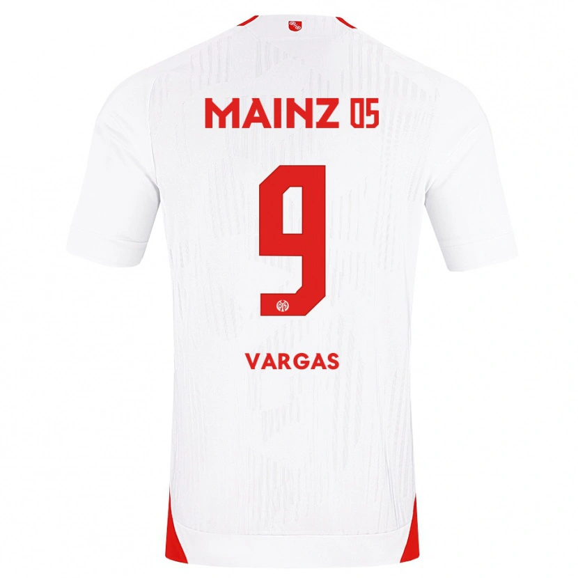 Danxen Homme Maillot Nayrobi Vargas #9 Blanc Rouge Jaune Tenues Extérieur 2026/27 T-Shirt