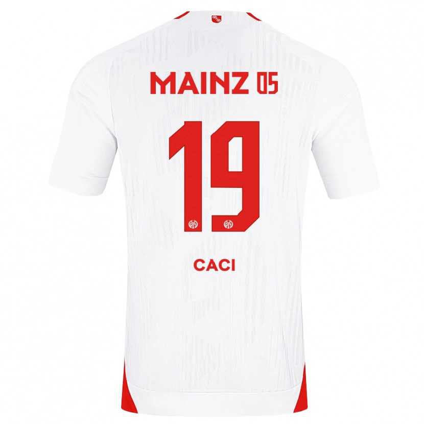 Danxen Homme Maillot Anthony Caci #19 Blanc Rouge Jaune Tenues Extérieur 2026/27 T-Shirt