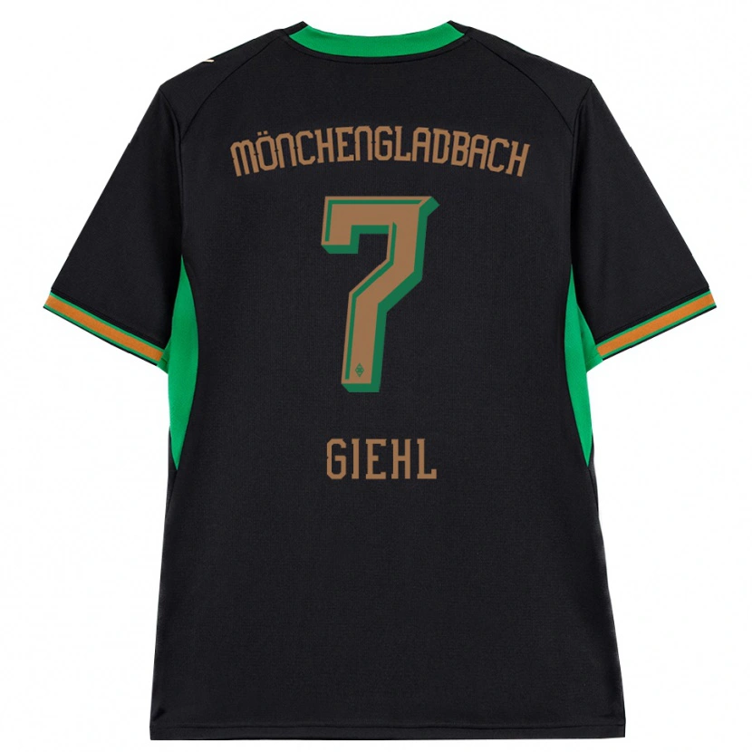 Danxen Homme Maillot Madita Giehl #7 Noir Orange Vert Marron Tenues Extérieur 2026/27 T-Shirt