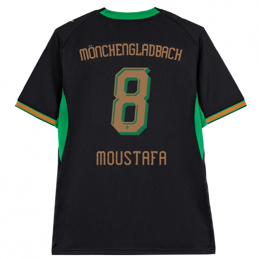 Danxen Homme Maillot Moustafa Ashraf Moustafa #8 Noir Orange Vert Marron Tenues Extérieur 2026/27 T-Shirt