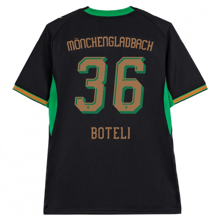 Danxen Homme Maillot Winsley Boteli #36 Noir Orange Vert Marron Tenues Extérieur 2026/27 T-Shirt