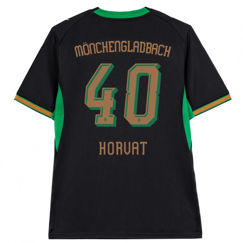 Danxen Homme Maillot Niko Horvat #40 Noir Orange Vert Marron Tenues Extérieur 2026/27 T-Shirt