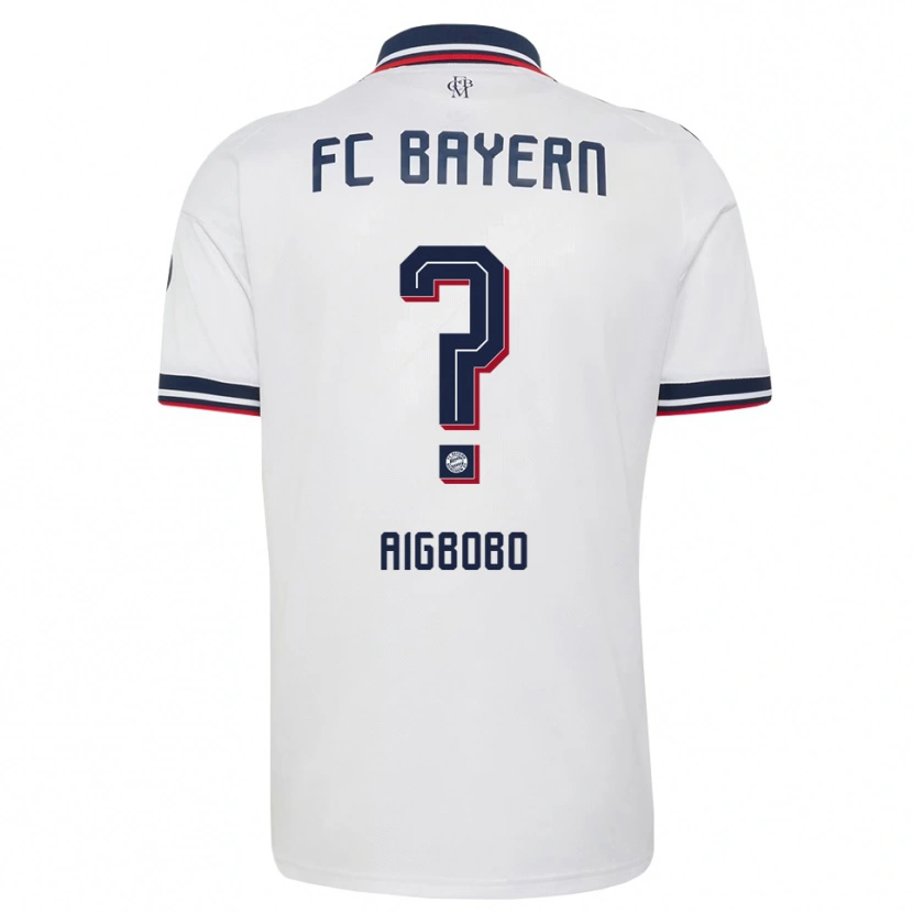 Danxen Homme Maillot Prince Aigbobo #0 Blanc Gris Rouge Tenues Extérieur 2026/27 T-Shirt