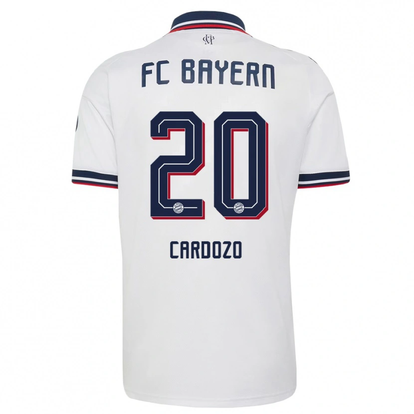 Danxen Homme Maillot Maycon Cardozo #20 Blanc Gris Rouge Tenues Extérieur 2026/27 T-Shirt