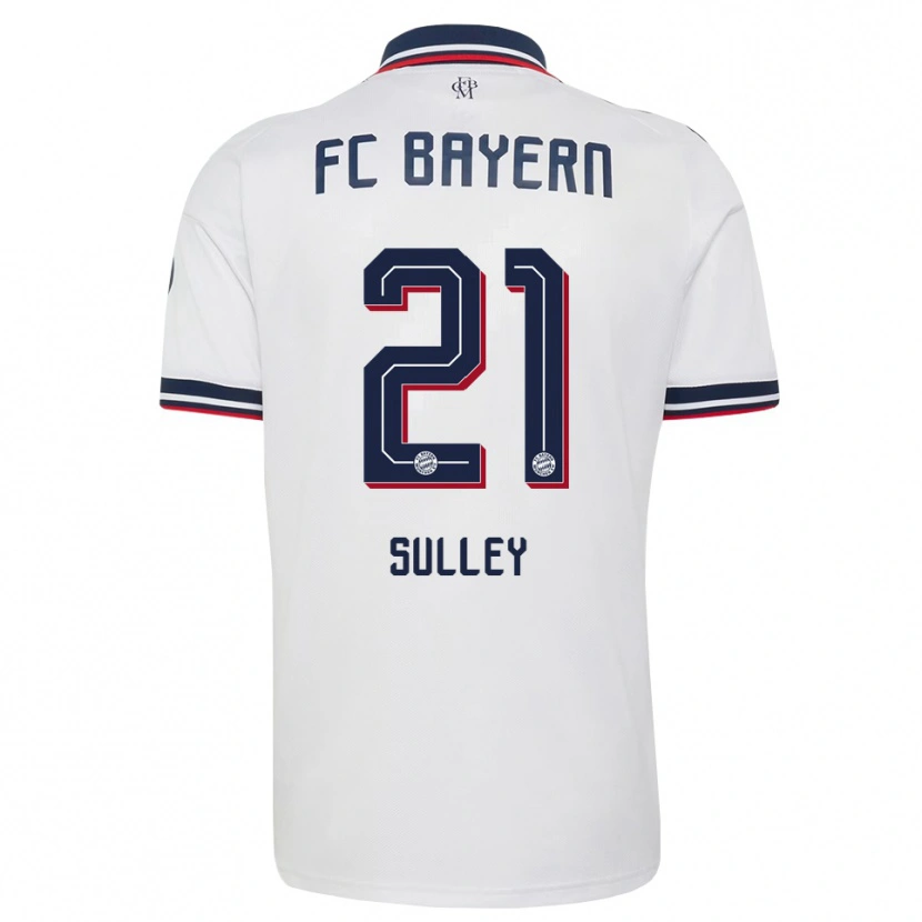 Danxen Homme Maillot Williams Baffour Sulley #21 Blanc Gris Rouge Tenues Extérieur 2026/27 T-Shirt