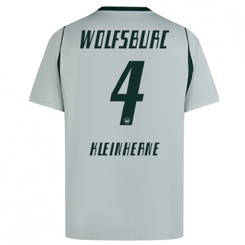 Danxen Homme Maillot Sophia Kleinherne #4 Gris Vert Tenues Extérieur 2026/27 T-Shirt