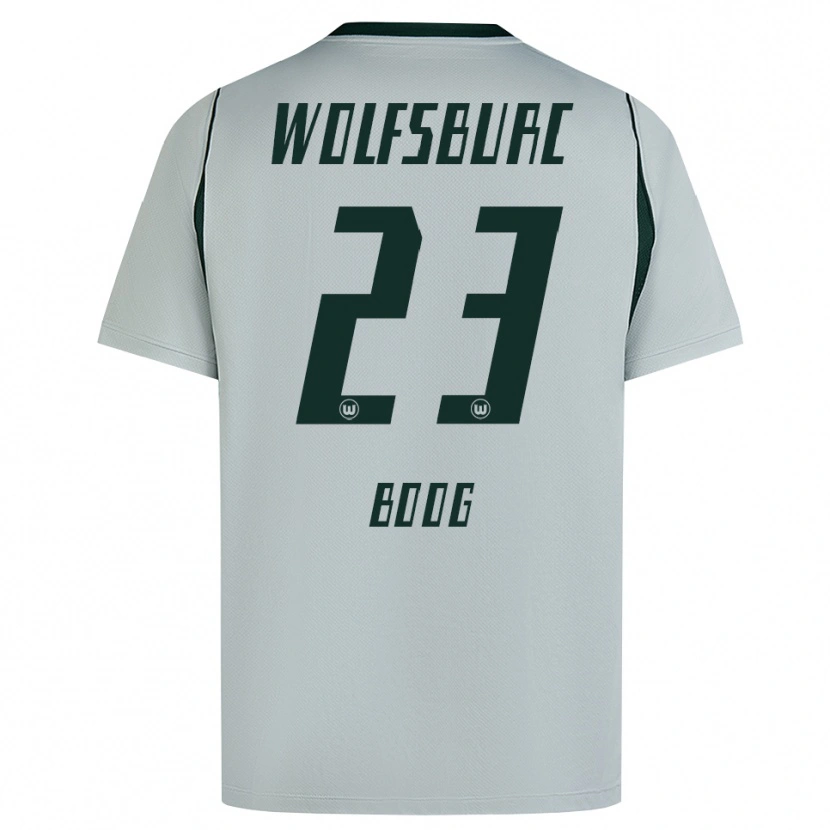 Danxen Homme Maillot Miguel Boog #23 Gris Vert Tenues Extérieur 2026/27 T-Shirt
